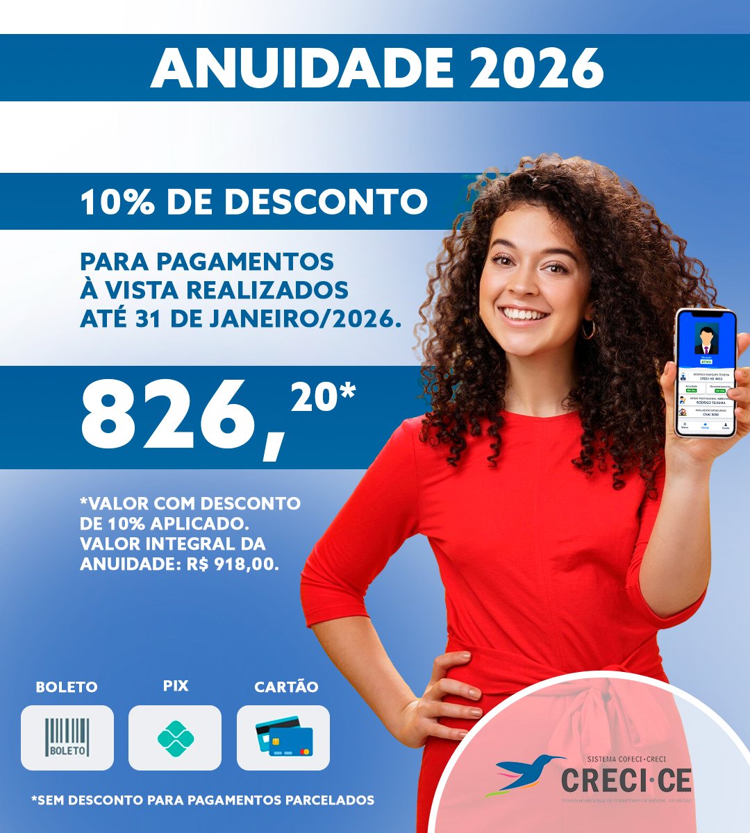 DESCONTO JANEIRO - ANUIDADE 2026